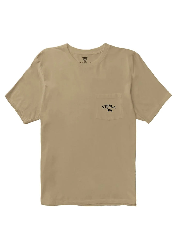 Vissla Mens Shirt Island Bird Organic Pocket Tee