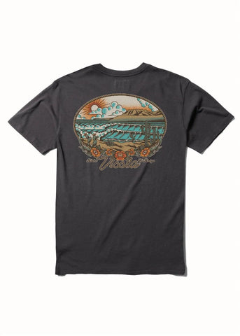 Vissla Mens Shirt Baja West Short Sleeve Pocket Tee