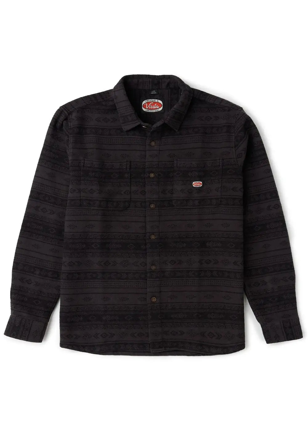 Vissla Mens Shirt Vadim Jacquard Eco Flannel