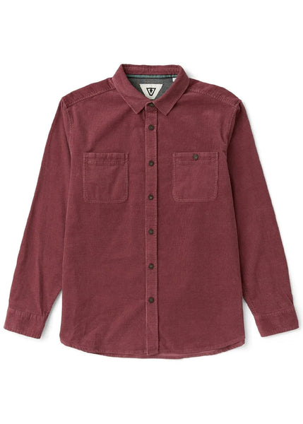 Vissla Mens Shirt Rails Cord Long Sleeve
