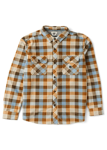 Vissla Mens Shirt Eco-Zy Long Sleeve Polar Flannel