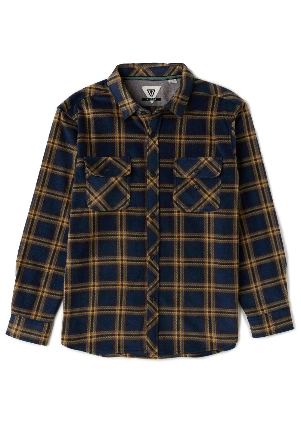 Vissla Mens Shirt Eco-Zy Long Sleeve Polar Flannel