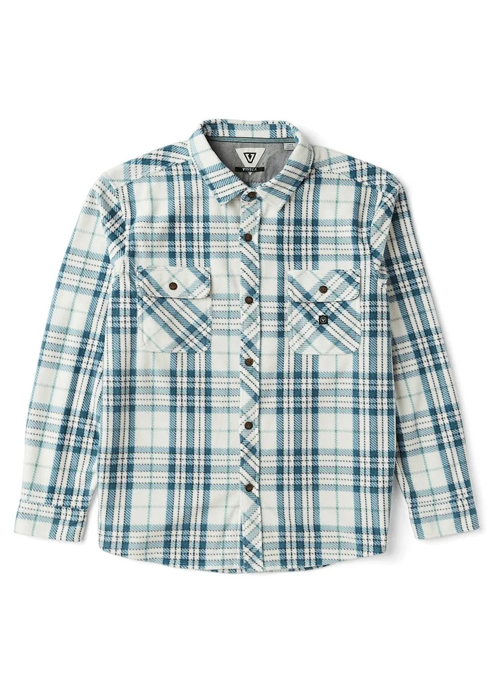 Vissla Mens Shirt Eco-Zy Long Sleeve Polar Flannel