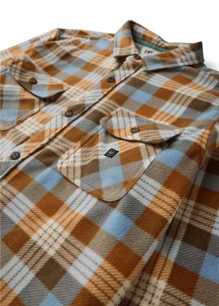 Vissla Mens Shirt Eco-Zy Long Sleeve Polar Flannel