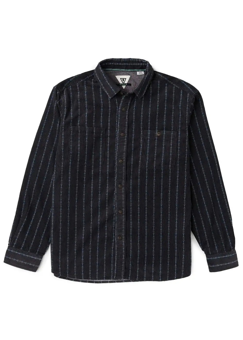 Vissla Mens Shirt Rails Cord Printed Eco Long Sleeve