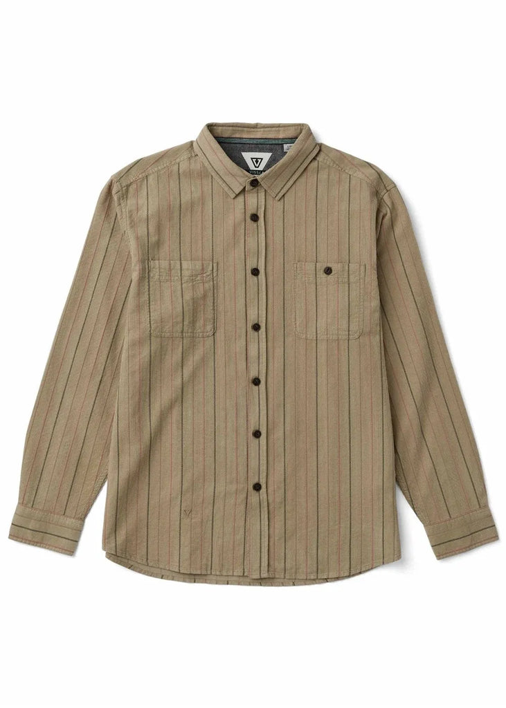 Vissla Mens Shirt Rails Cord Printed Eco Long Sleeve