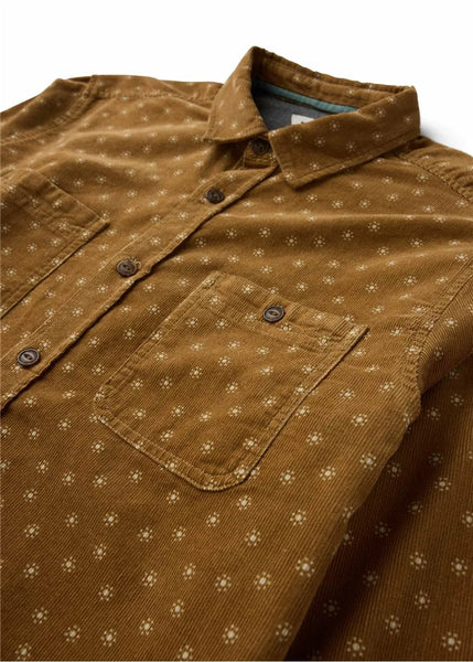 Vissla Mens Shirt Rails Cord Printed Eco Long Sleeve