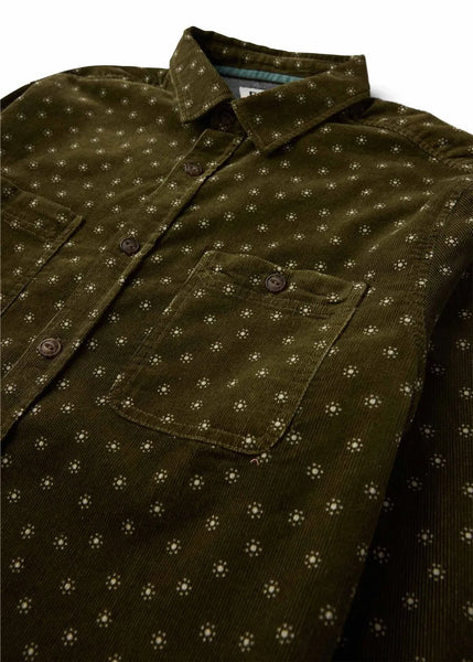 Vissla Mens Shirt Rails Cord Printed Eco Long Sleeve