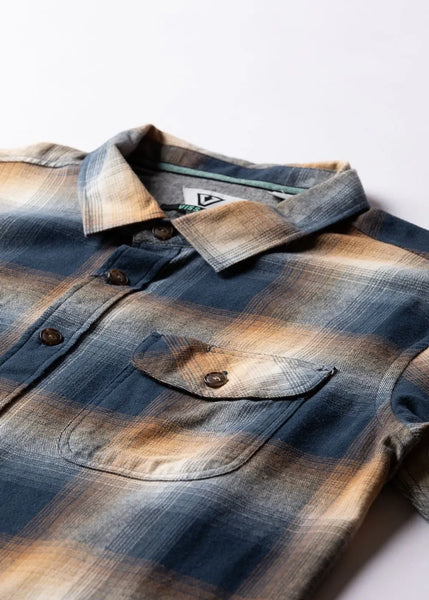 Vissla Mens Shirt Central Coast Eco Ls Flannel