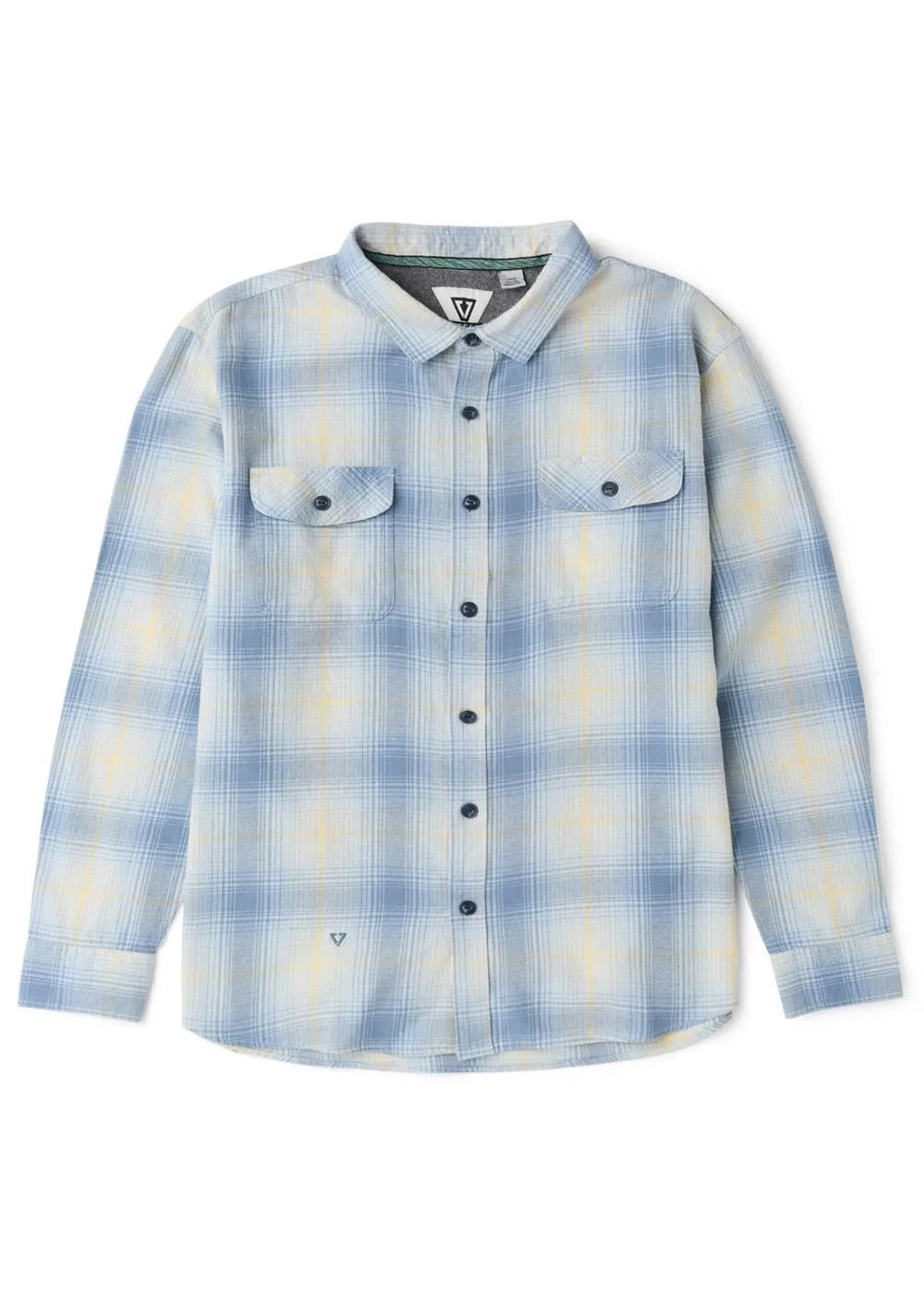 Vissla Mens Shirt Central Coast Eco Long Sleeve Flannel