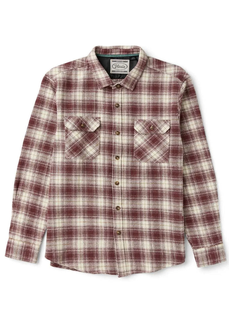 Vissla Mens Shirt Creators Heavy Days Eco Long Sleeve Flannel
