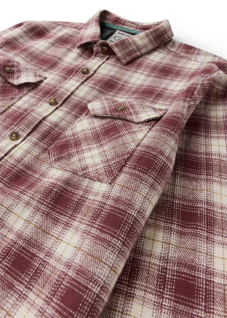Vissla Mens Shirt Creators Heavy Days Eco Long Sleeve Flannel