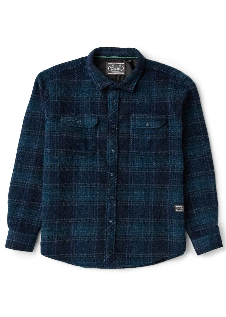 Vissla Mens Shirt Creators Mind Games Eco Long Sleeve Flannel