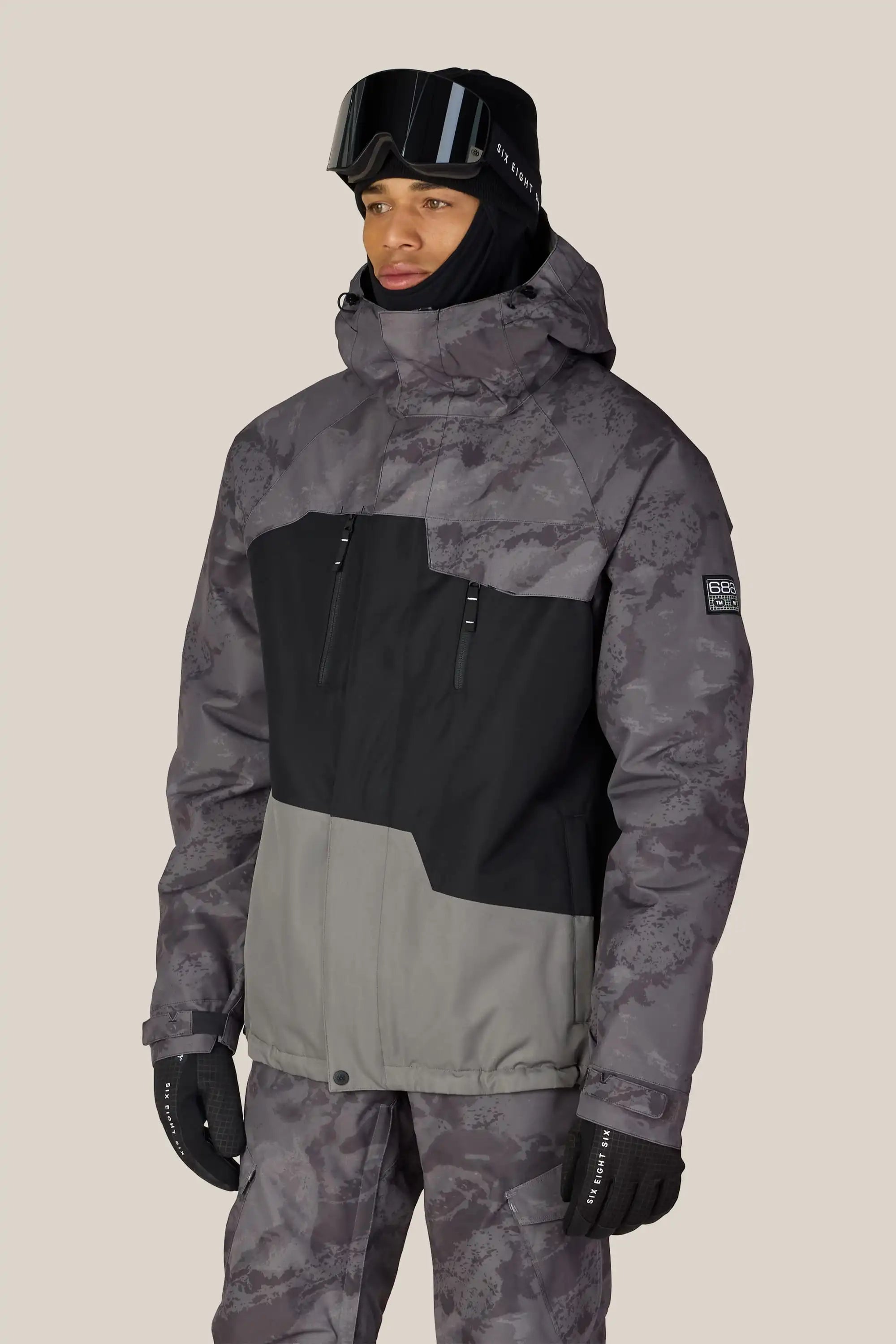 686 Mens Snow Jacket Geo Insulated