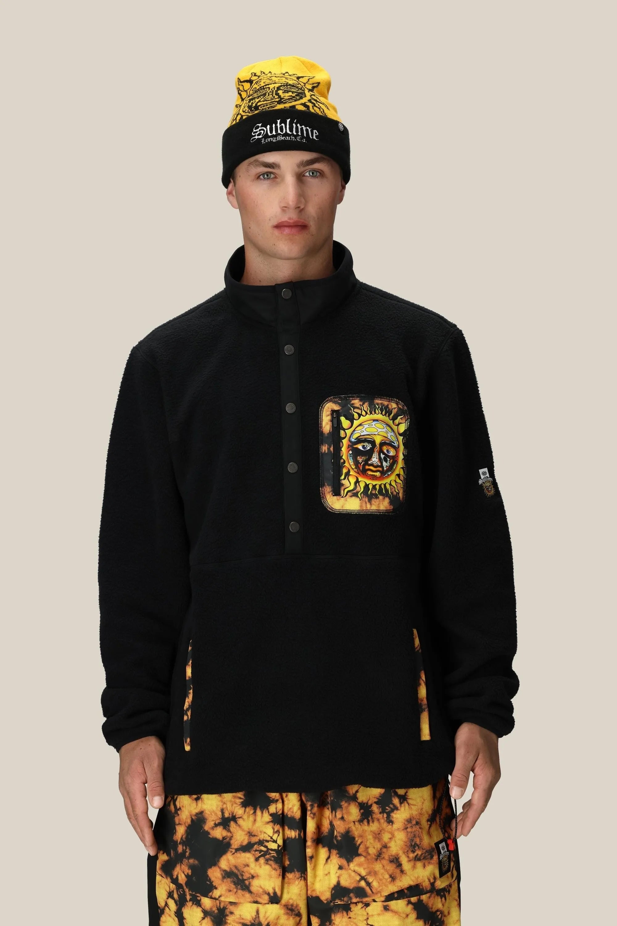 686 Mens Snow Layers Sublime Tioga Fleece Pullover