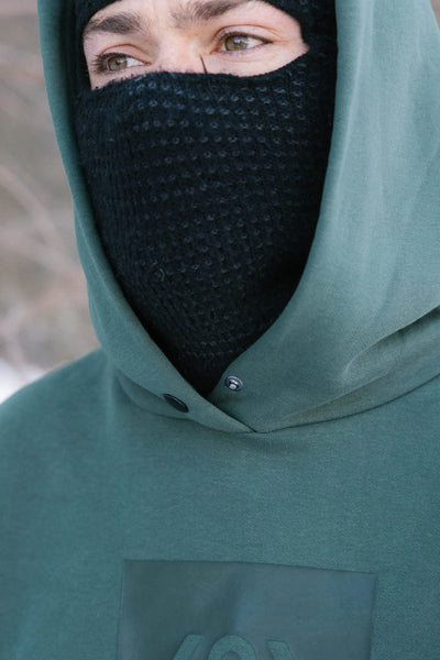 686 Mens Snow Layers Knockout Logo Premium Heavyweight Pullover Hoody