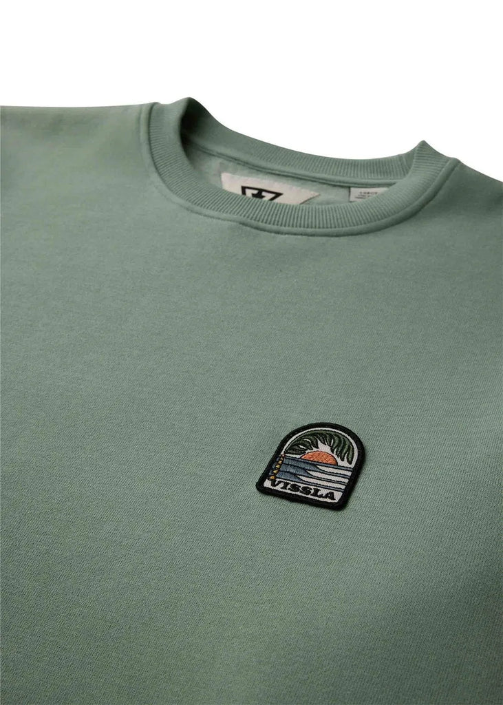 Vissla Mens Sweatshirt Solid Sets Eco Crew