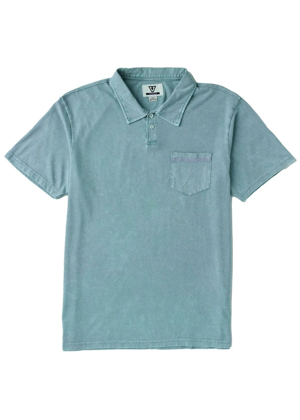 Vissla Mens Knit Solid Sets Cosmic Wash Polo