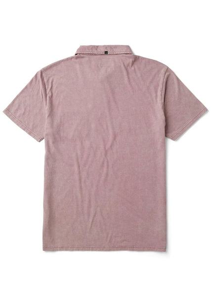 Vissla Mens Knit Solid Sets Cosmic Wash Polo