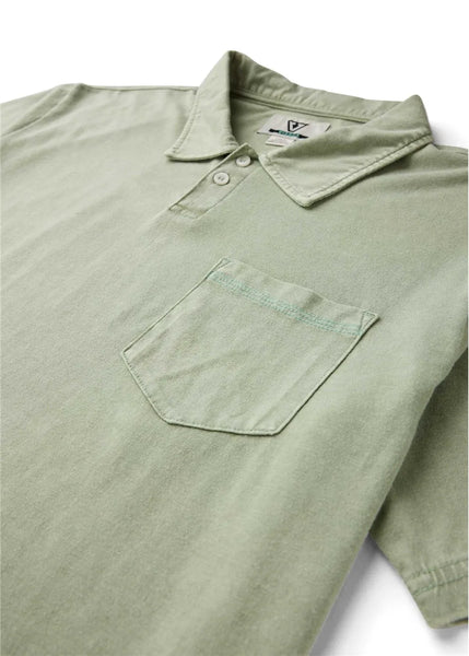 Vissla Mens Knit Solid Sets Cosmic Wash Polo