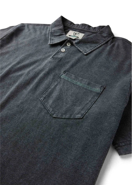 Vissla Mens Knit Solid Sets Cosmic Wash Polo