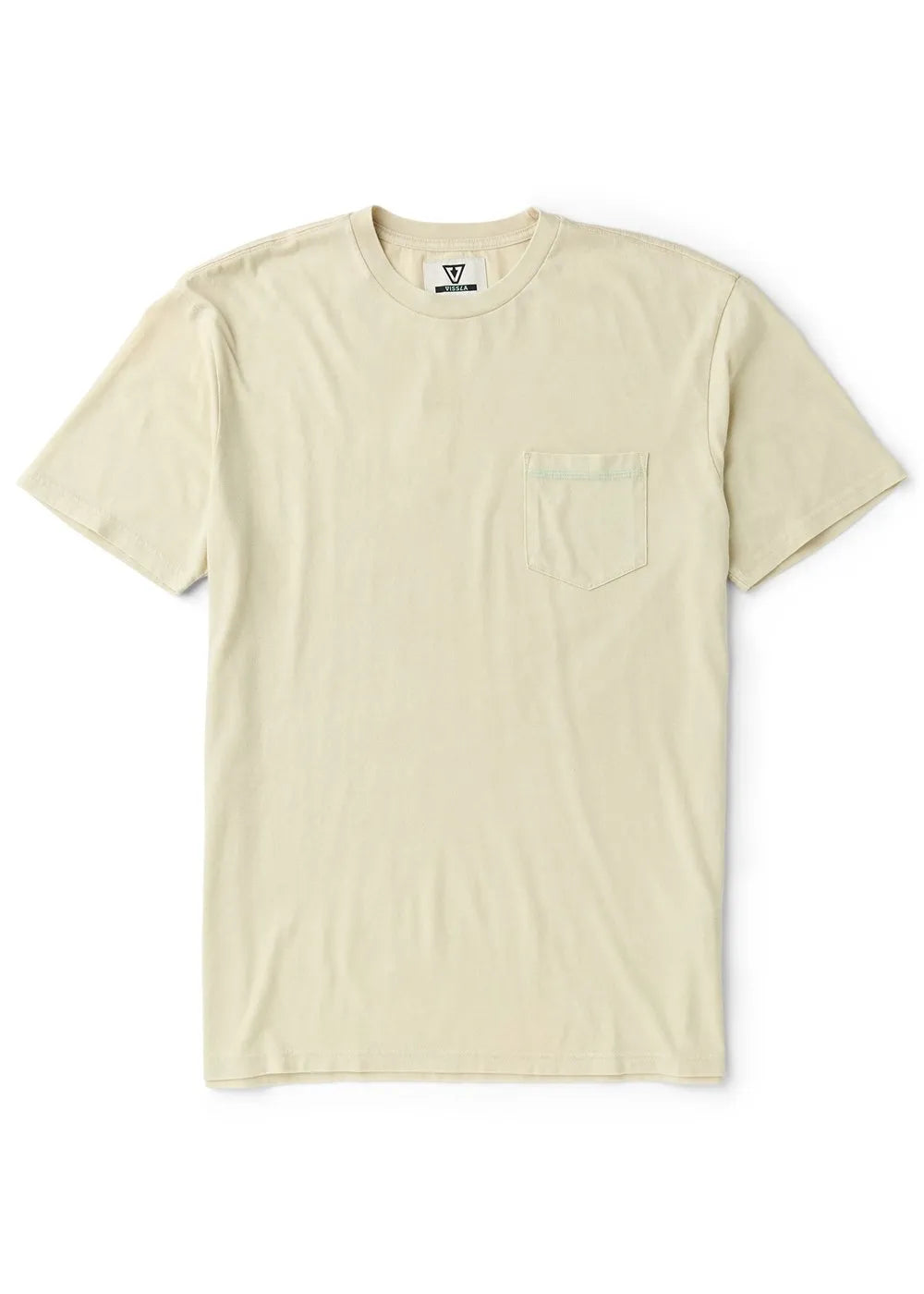 Vissla Mens Shirt Solid Sets Cosmic Wash Pocket Tee