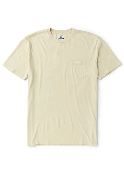 Vissla Mens Shirt Solid Sets Cosmic Wash Pocket Tee