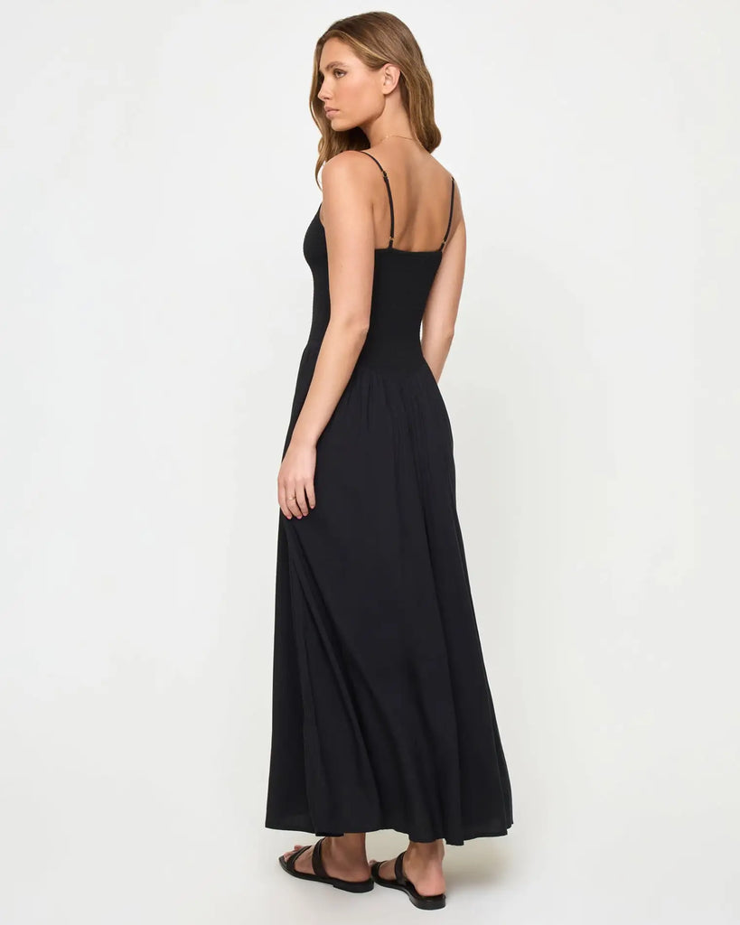 L*Space Womens Dress Misha Midi