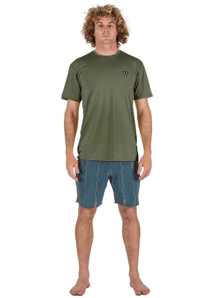 Vissla Mens Rashguard Twisted Eco Short Sleeve