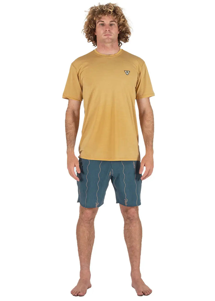 Vissla Mens Rashguard Twisted Eco Short Sleeve