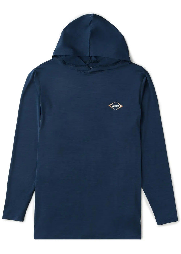 Vissla Mens Rashguard Twisted Eco Hooded LS Sun Shirt