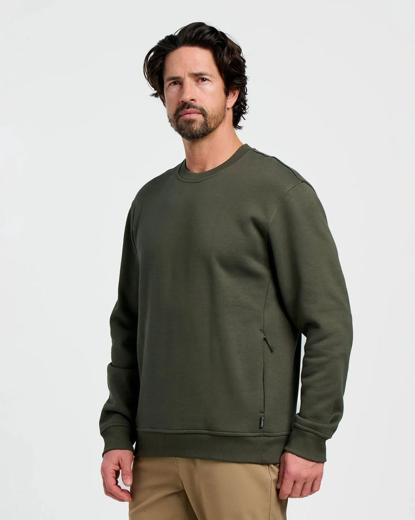 Free Fly Mens Sweatshirt Bamboo Northcoast Fleece Crew