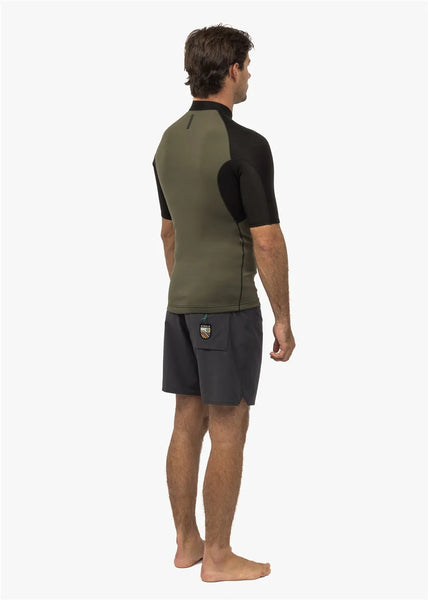 Vissla Mens Wetsuits High Seas II 1mm Short Sleeve Wetsuit Jacket