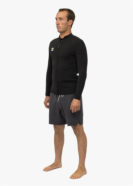 Vissla Mens Wetsuit Jacket Solid Sets 2mm Front Zip