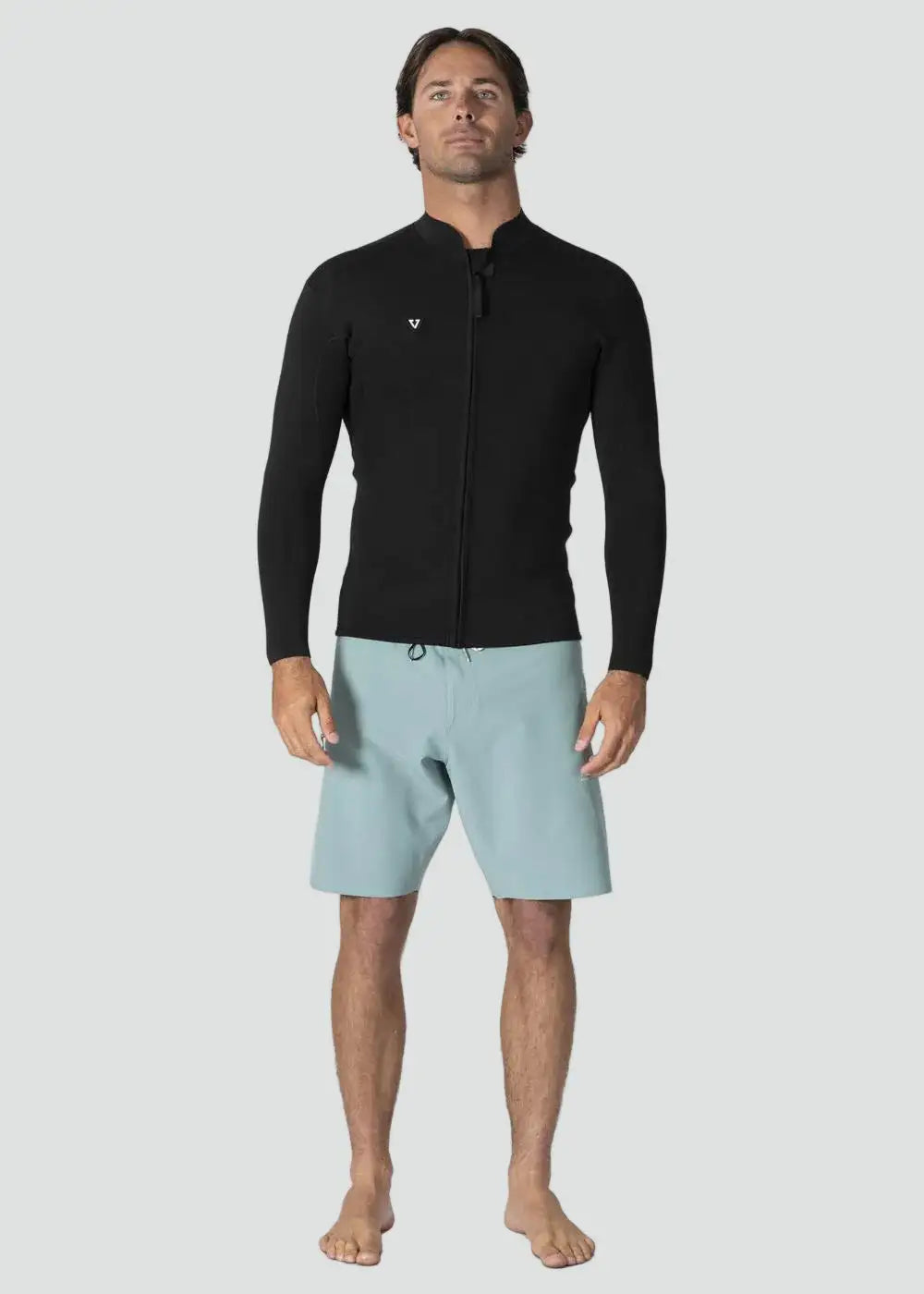 Vissla Mens Wetsuits Solid Sets 2Mm Front Zip Jacket