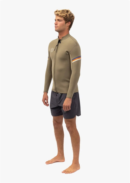 Vissla Mens Wetsuits Raditude 2mm Front Zip Jacket