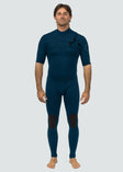 Vissla Mens Wetsuit High Seas II 2-2 Short Sleeve Fullsuit