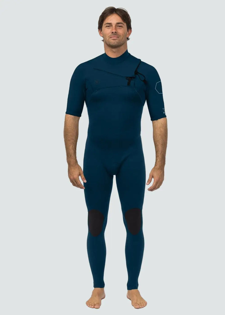 Vissla Mens Wetsuit High Seas II 2-2 Short Sleeve Fullsuit