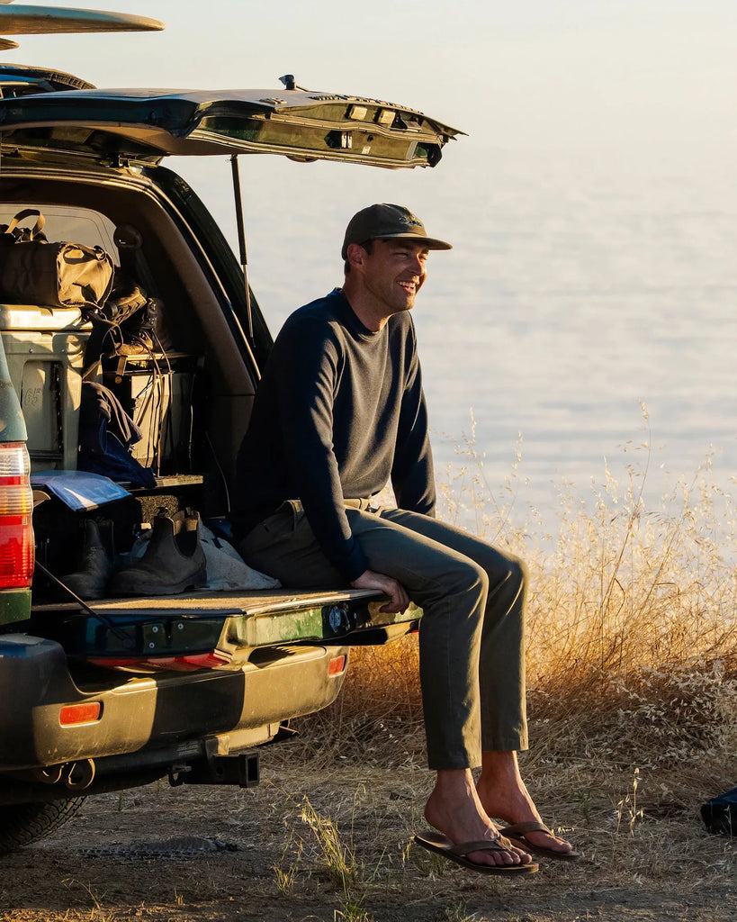 Free Fly Mens Shirt Waffle Crew