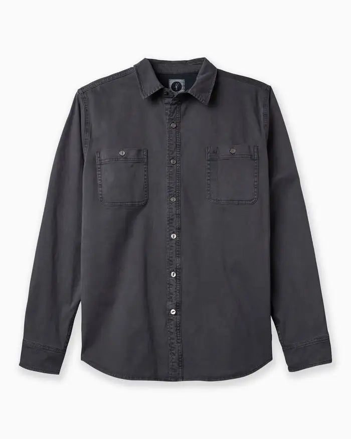 Toes On The Nose Mens Shirt Laidback Craftsman Garment Dyed