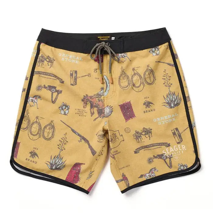 Seager Mens Boardshorts Microdose Scallop