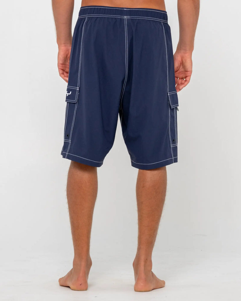 Rusty Mens Boardshorts Pick Pocket Elastic Waist
