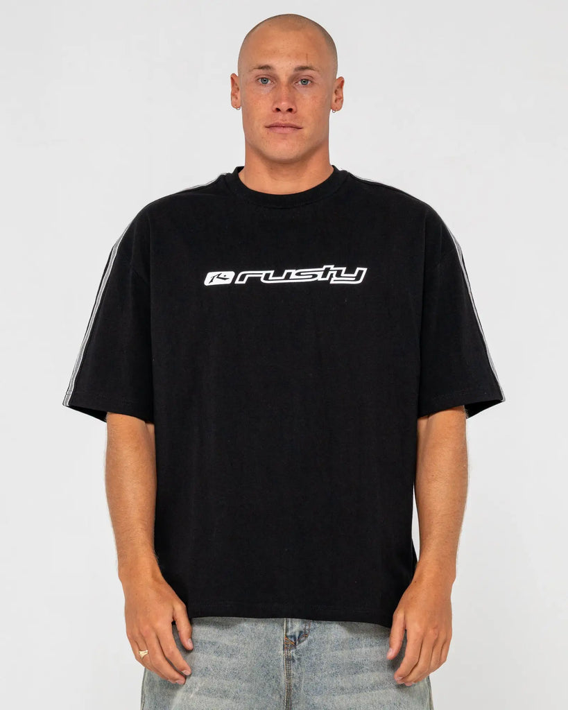 Rusty Mens Shirt Gaffa Taped