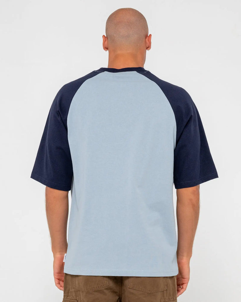 Rusty Mens Shirt Bubble Raglan
