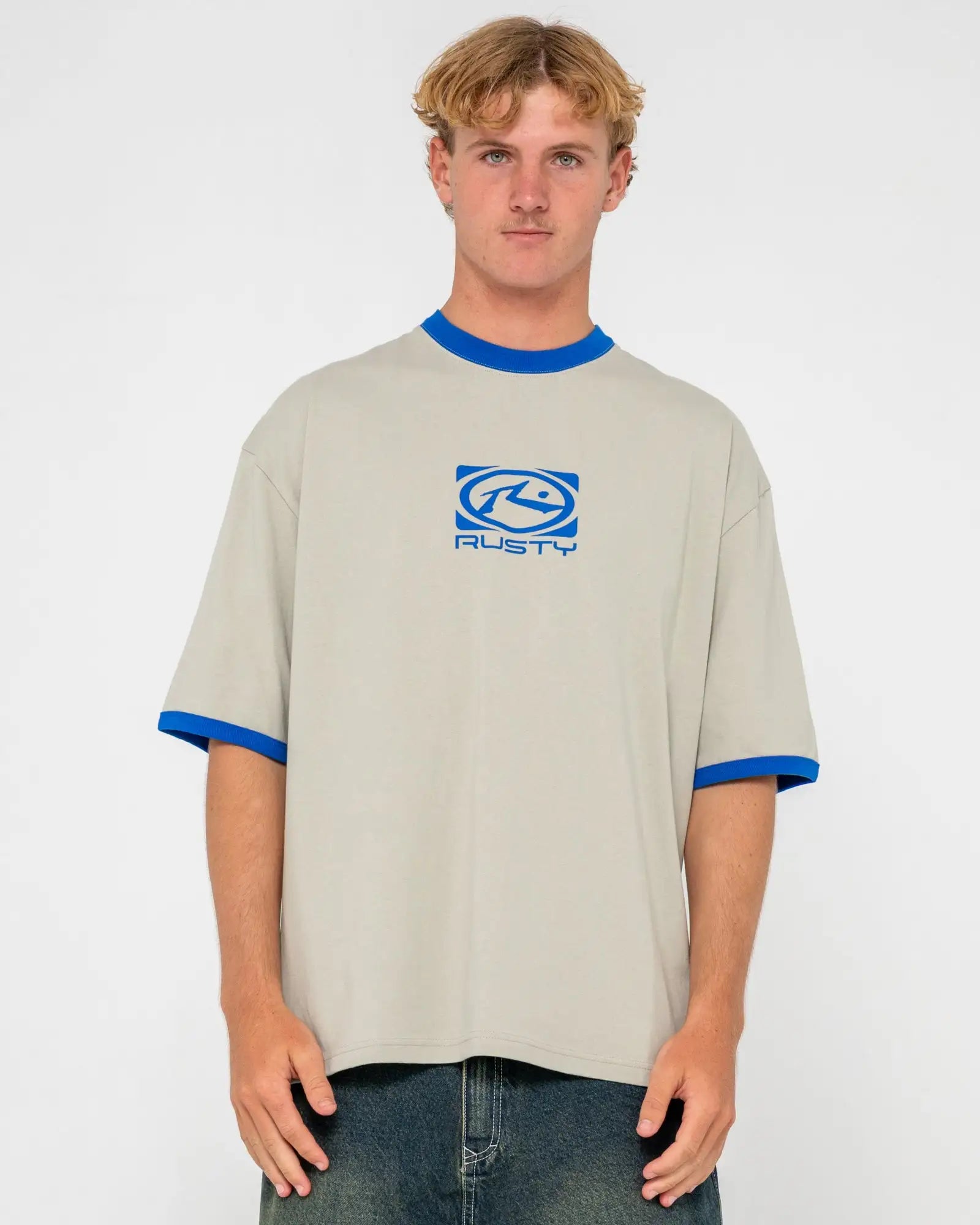 Rusty Mens Shirt Hyper Ringer