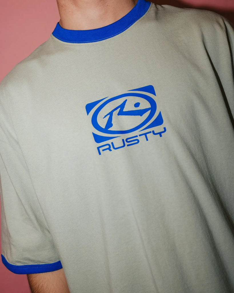 Rusty Mens Shirt Hyper Ringer
