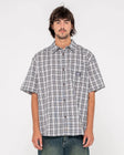 Rusty Mens Woven Worldwide Curved Hem