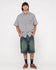 Rusty Mens Woven Worldwide Curved Hem