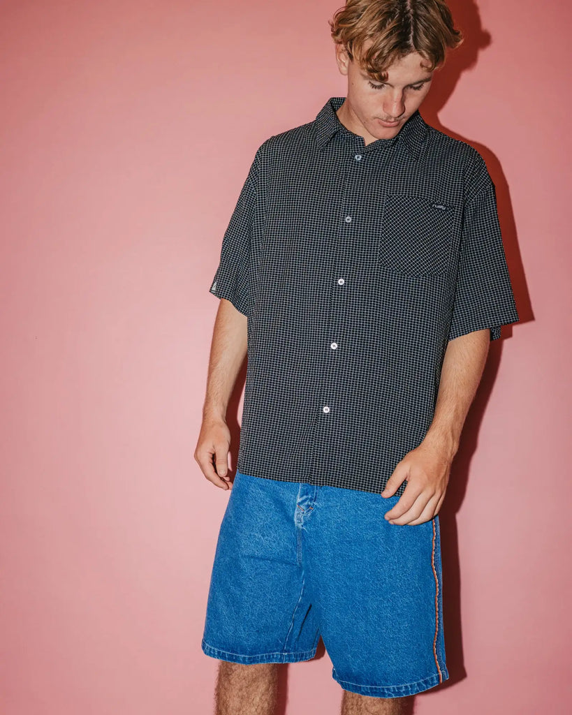 Rusty Mens Woven Acemo Check