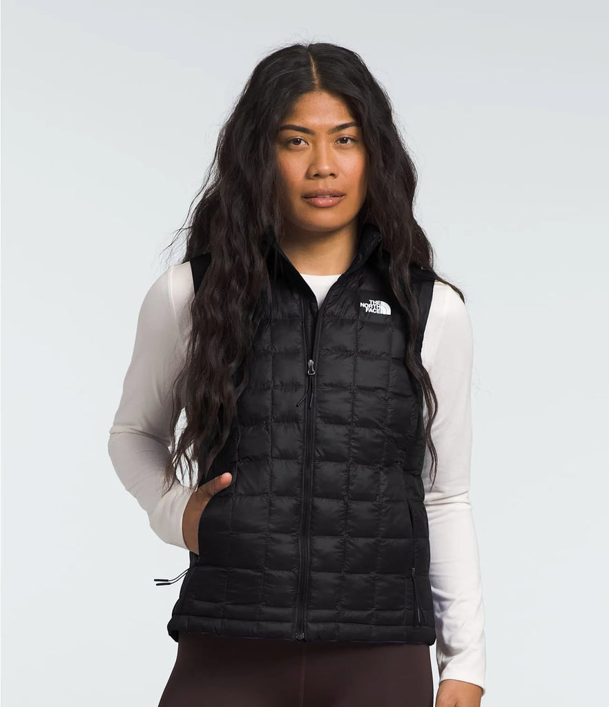 North face vest with fur hood online